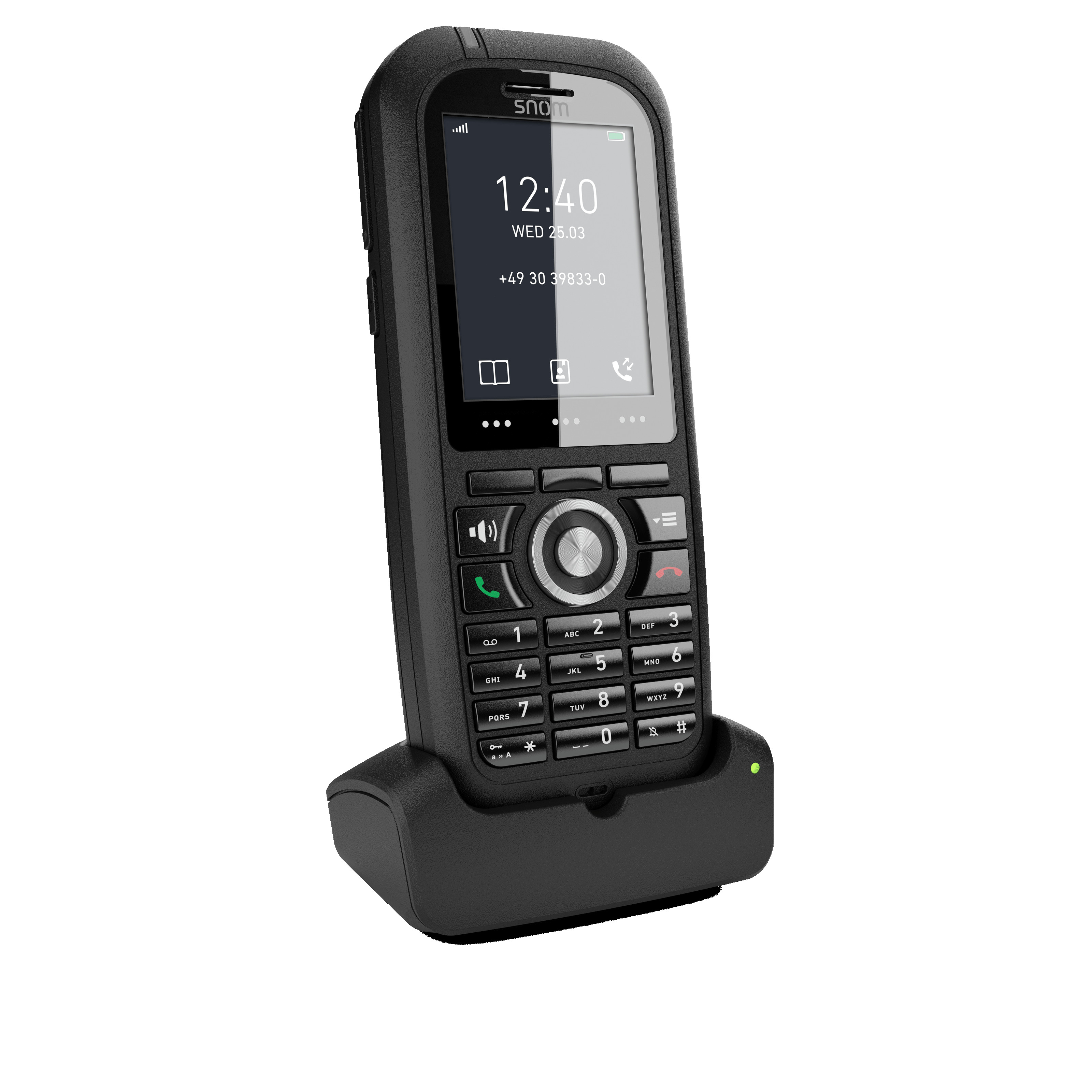 Snom M80 ruggedised DECT handset | ProVu Communications